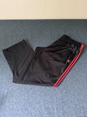 Adidas 3 Stripes Men's Trackpants Pink Black 3XL 2015